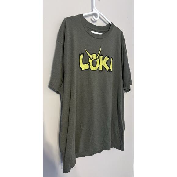 Marvel Men's Loki Short Sleeve T-Shirt Journey Into Green Size 2XL Rare Shirt. - Picture 3 of 6